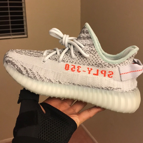 Yeezy blue tint legit box yzigidad gq Brukt Yeezy Boost V2